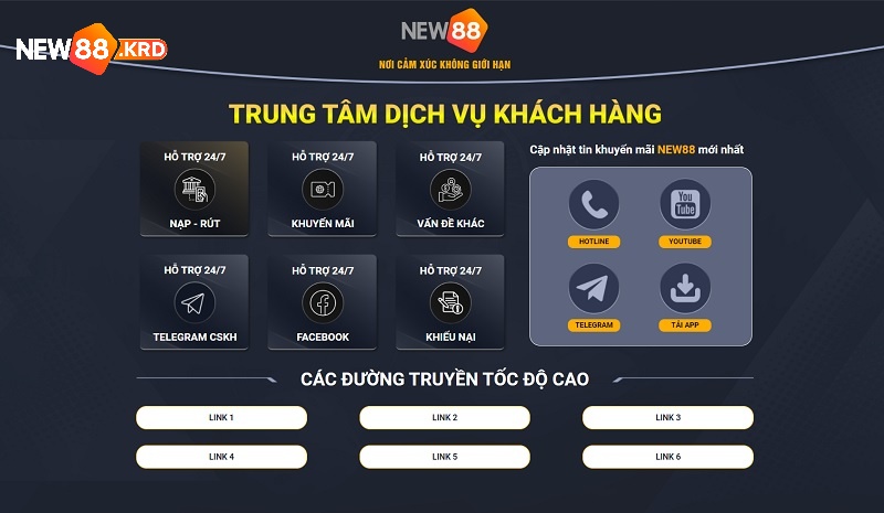 Đến với trung tâm cskh New88 để nhận được giải đáp các thắc mắc 